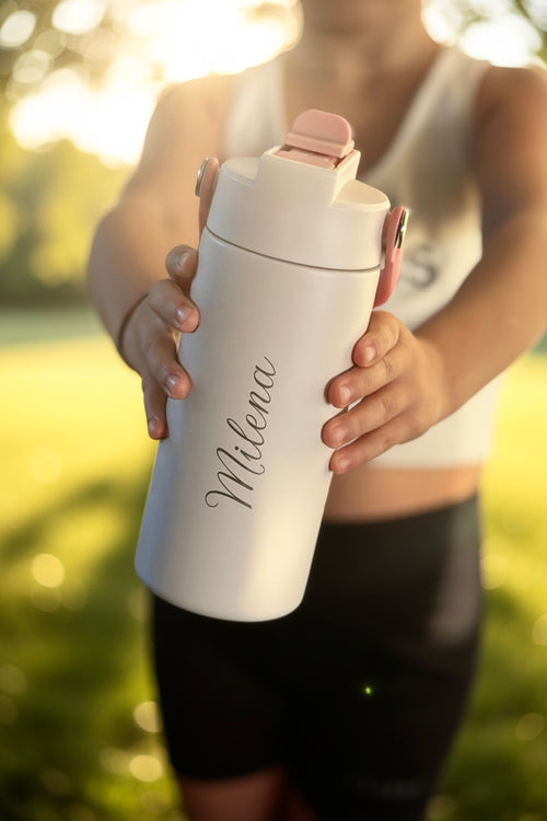 GOURDE ISOTHERME EN ACIER INOXYDABLE PERSONNALISÉE AM BABY